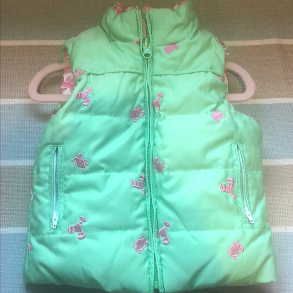 Lily Pulitzer reversible vest (size 2T)